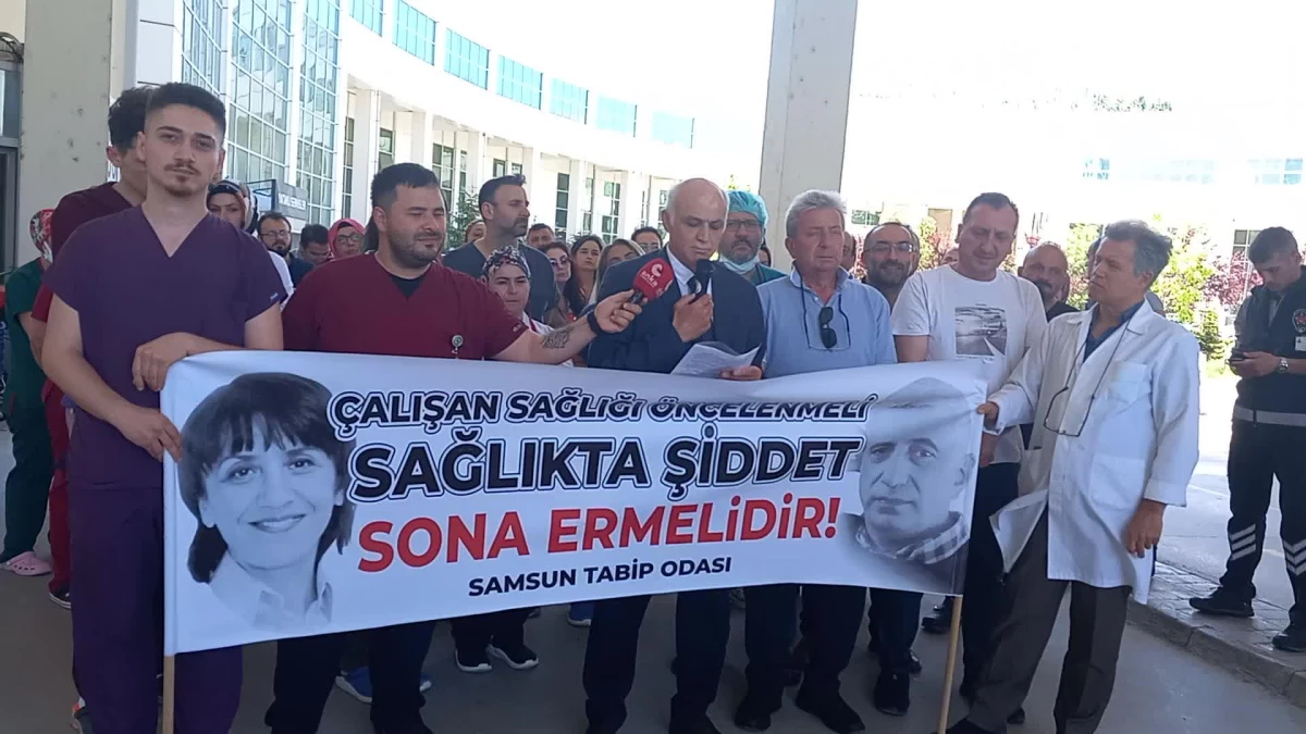 Samsun Tabip Odası, Dr. Ekrem Kayaalp'in darp edilmesini protesto etti